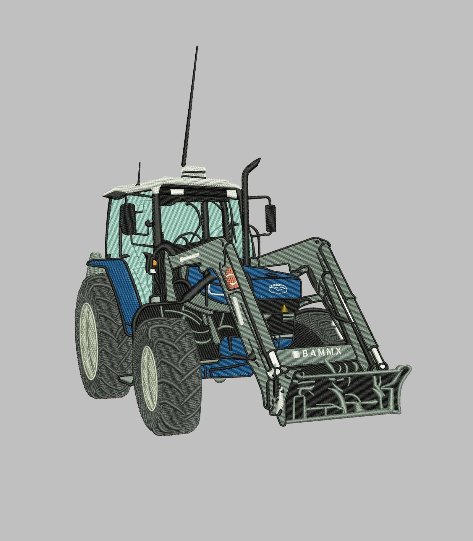 Digitized BAMMX tractor design